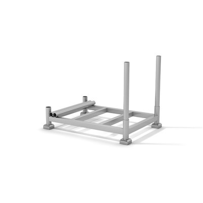 Pegun Tiang Keluli boleh tanggal